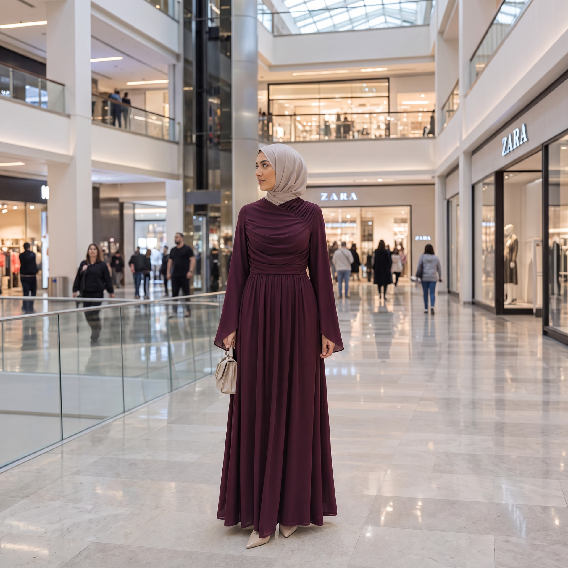 طيات — خمري غامق