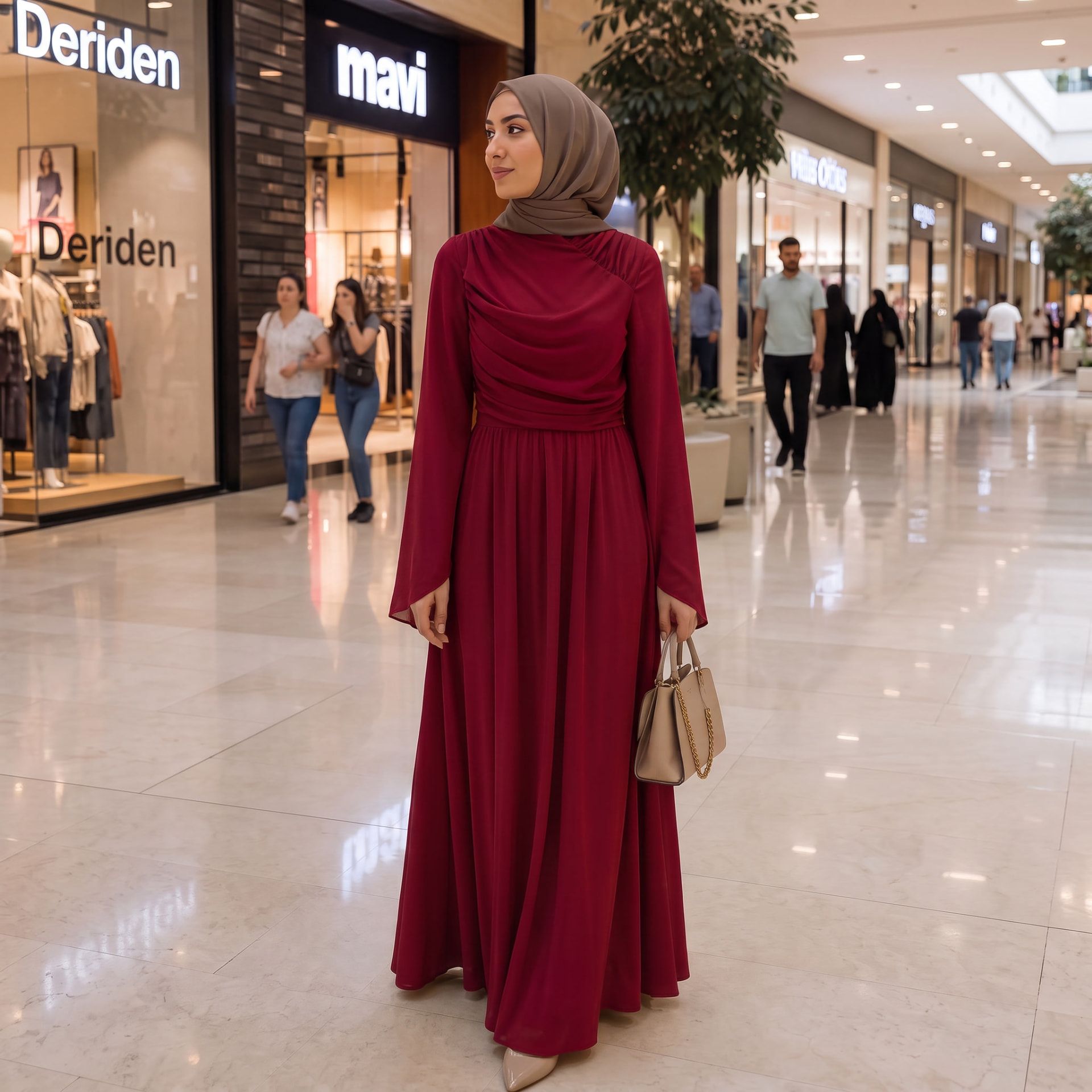 طيات — أحمر عنابي
